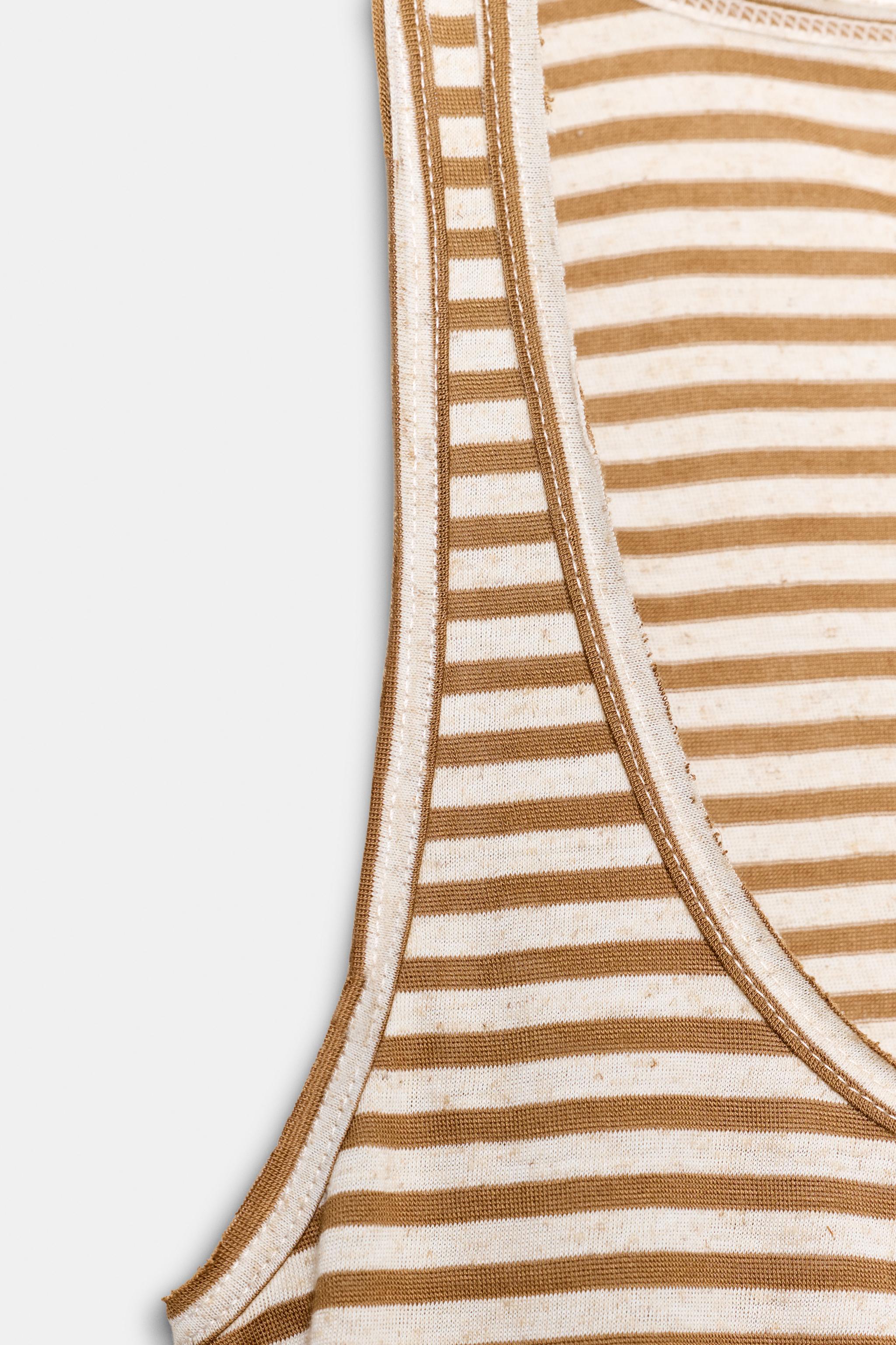 STRIPED RUSTIC T-SHIRT